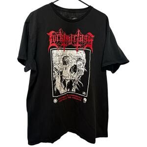 Lurking Class Lot Of 2 Red And Black T shirts Sz XL Skull Gothic Grunge Men's